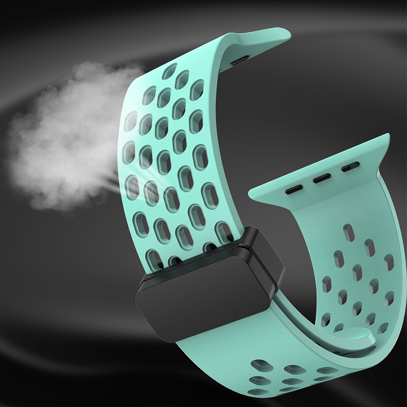 Phù Hợp Dây Đeo Silicon Từ Tính Cho Đồng Hồ Thông Minh Ultra 49mm 45mm 41mm 40mm 44mm 38mm 42mm iWatch series 8 7 6 5 4