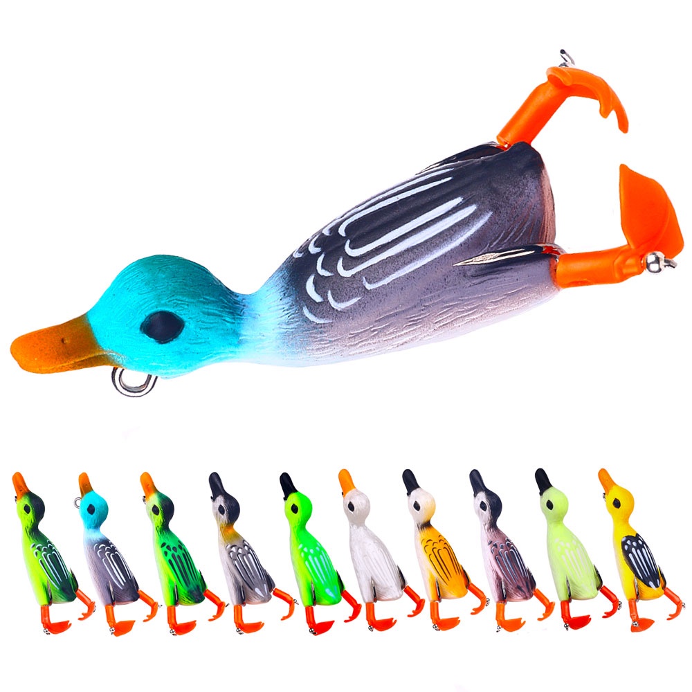 1 Mồi Cánh Quạt Đôi Bằng Silicone Mềm 8CM / 9.5G Chất Lượng Cao