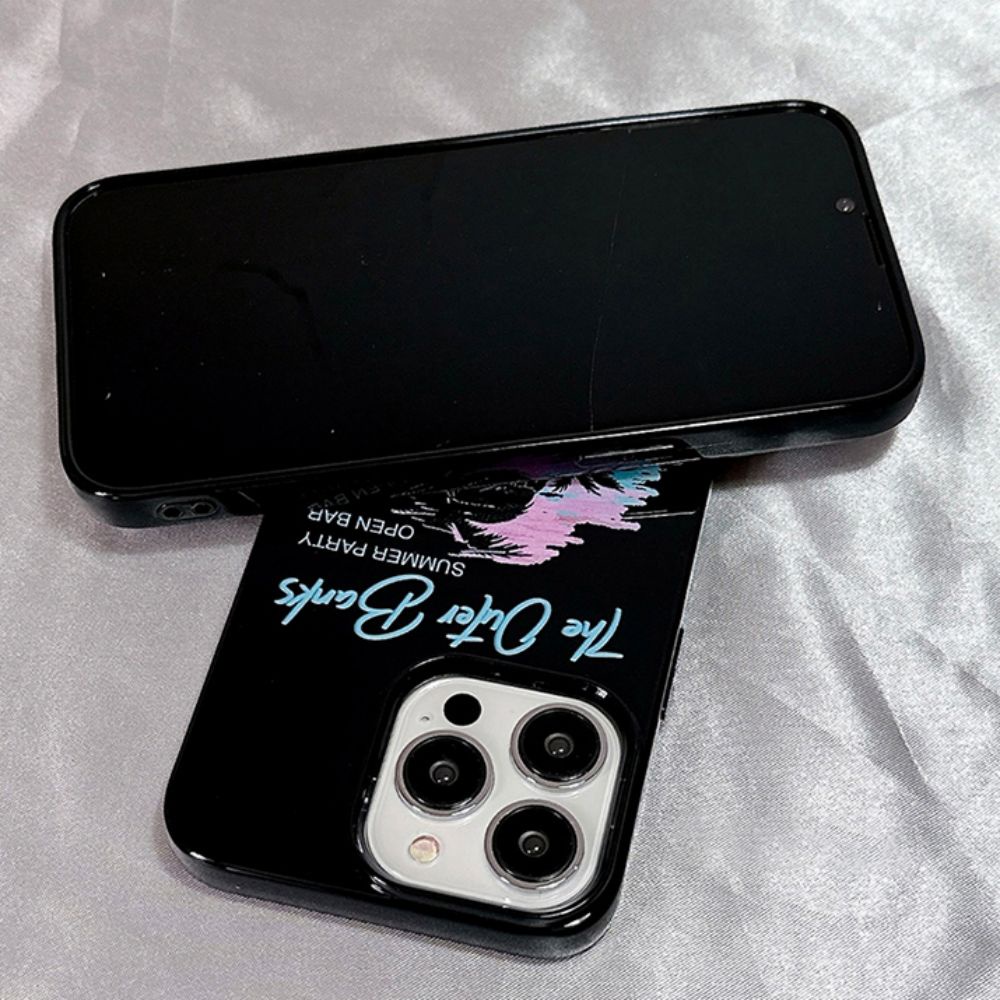 Ốp Điện Thoại TPU Mềm Siêu Mỏng Họa Tiết Cây Dừa Sáng Tạo Cho IPhone 14 13 12 11 Pro Max X XR 8 7 Plus SE