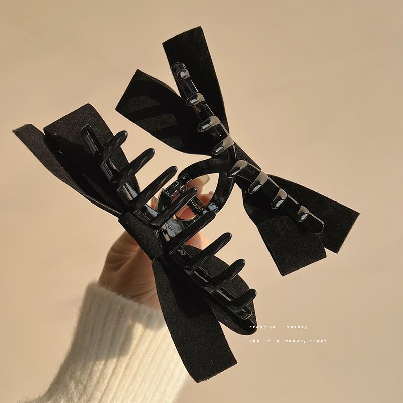 Đen Kẹp Tóc Hình Chiếc Nơ Xinh Xắn Cho Nữ