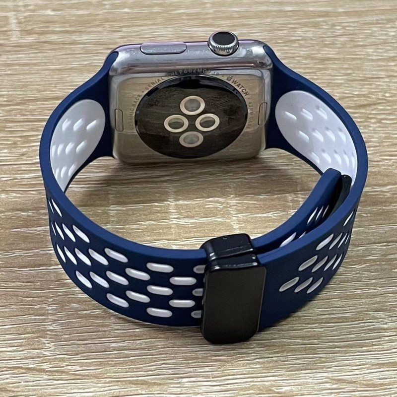 Dây Đeo silicon thao cho Apple Watch Ultra Series 9 7 8 se 6 5 44mm 45mm 40mm 41mm 49mm