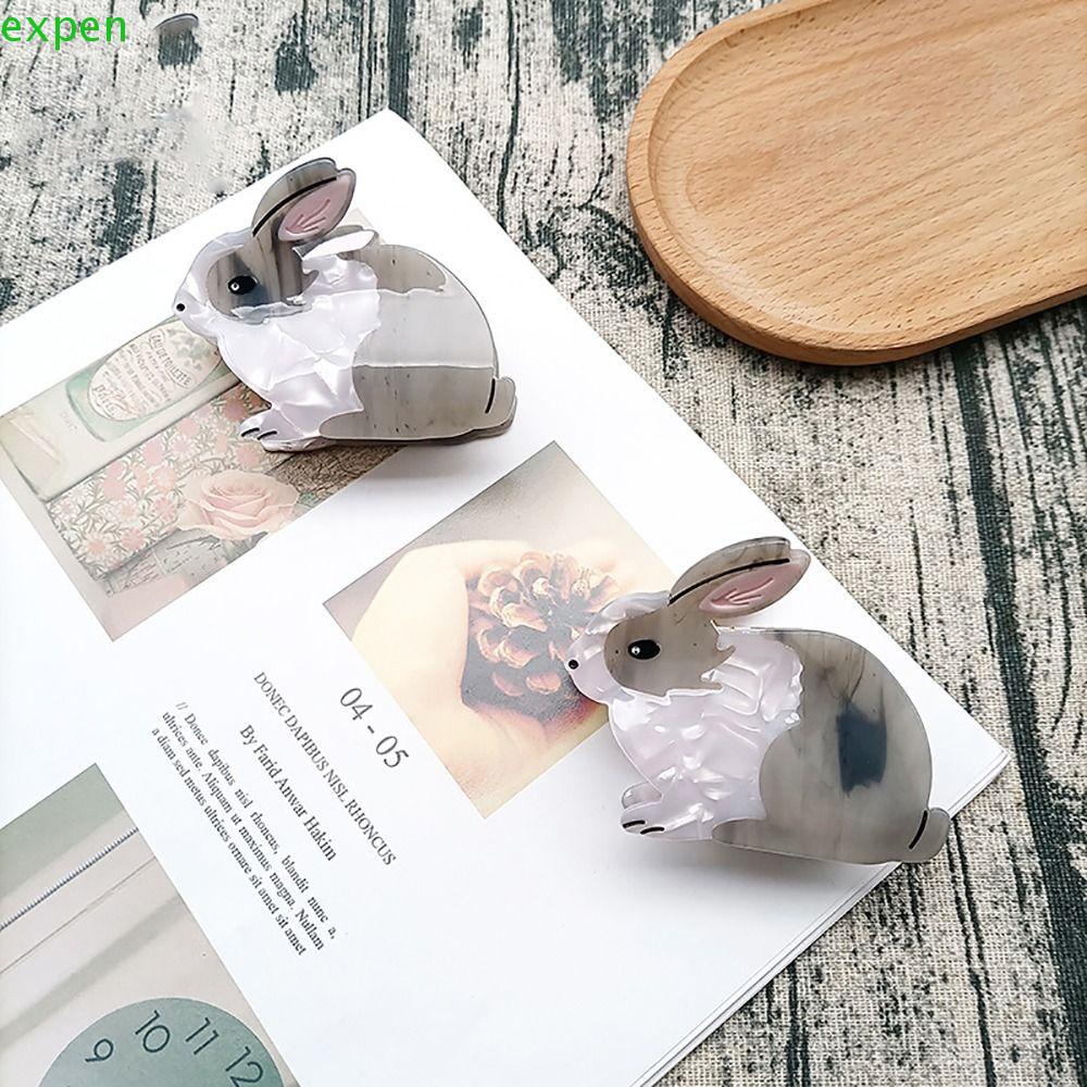 EXPEN Kẹp Tóc Đuôi Thỏ / Cá Mập Dễ Thương Cho Nữ