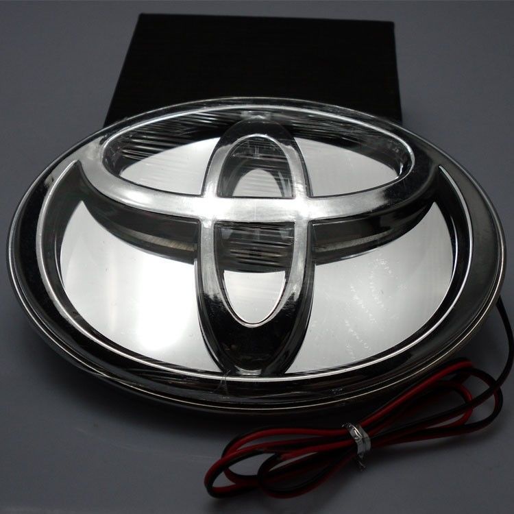 Logo 3D Phát Sáng Trang Trí Xe Hơi Toyota Camry Corolla Vios Highlander