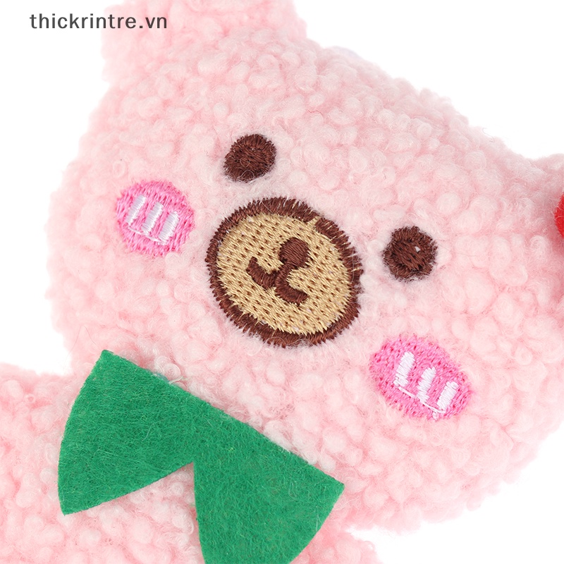 Móc Khóa Hình Cặp Đôi Hoạt Hình Nhồi Bông Đáng Yêu