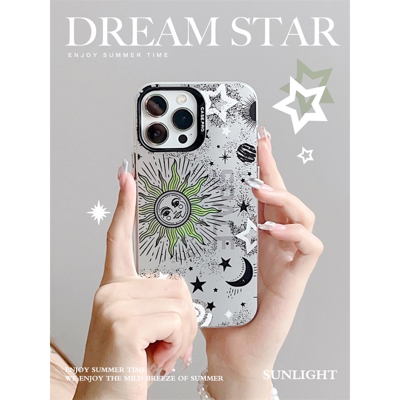 Ốp Điện Thoại Dẻo Họa Tiết Bầu Trời Đầy Sao Thời Trang Chống Sốc Cho IPhone 14 13 12 11 Pro MAX