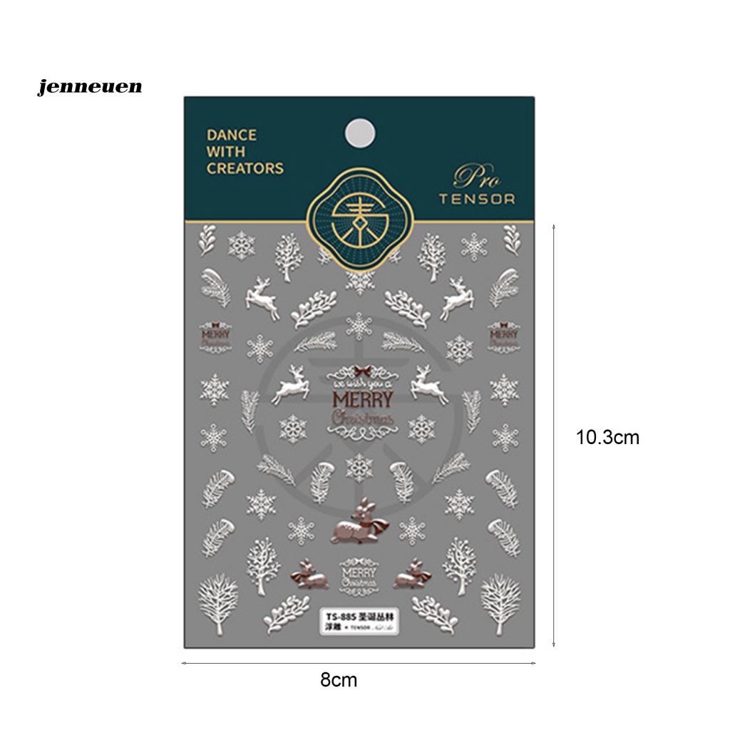 Phụ Kiện Trang Trí Móng Tay Hình Bông Tuyết Chống Rơi