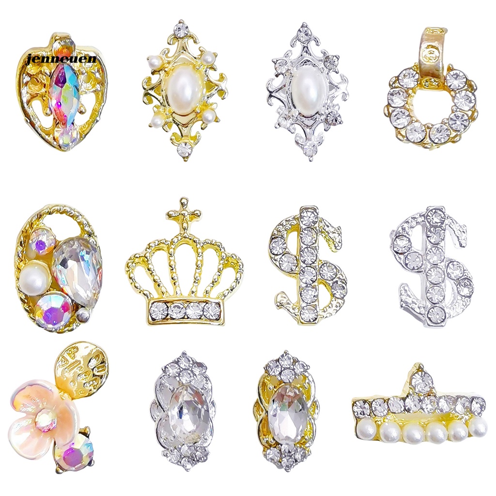 Túi 10 Hạt Đá Đính Trang Trí Móng Tay Thời Trang