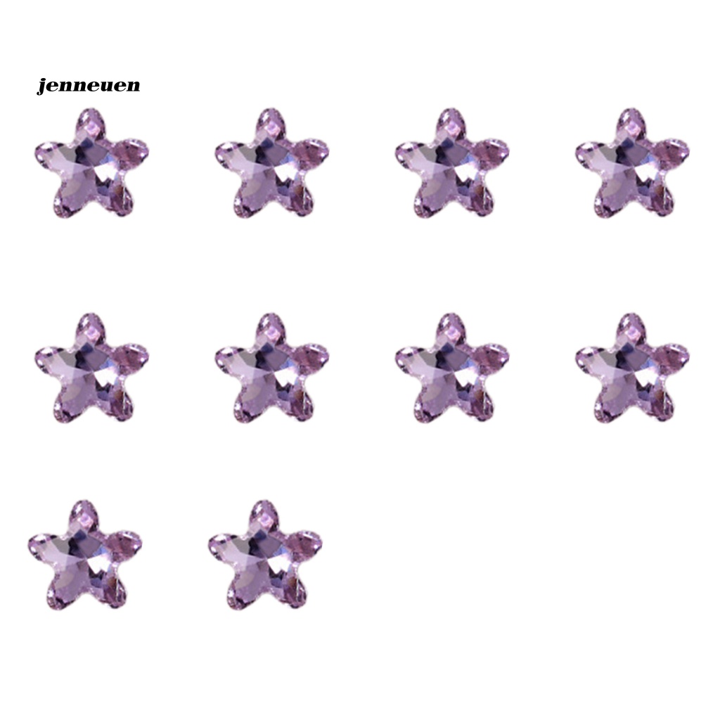 Set 10 Phụ Kiện Đá Đính Trang Trí Móng Tay Xinh Xắn Cho Nữ