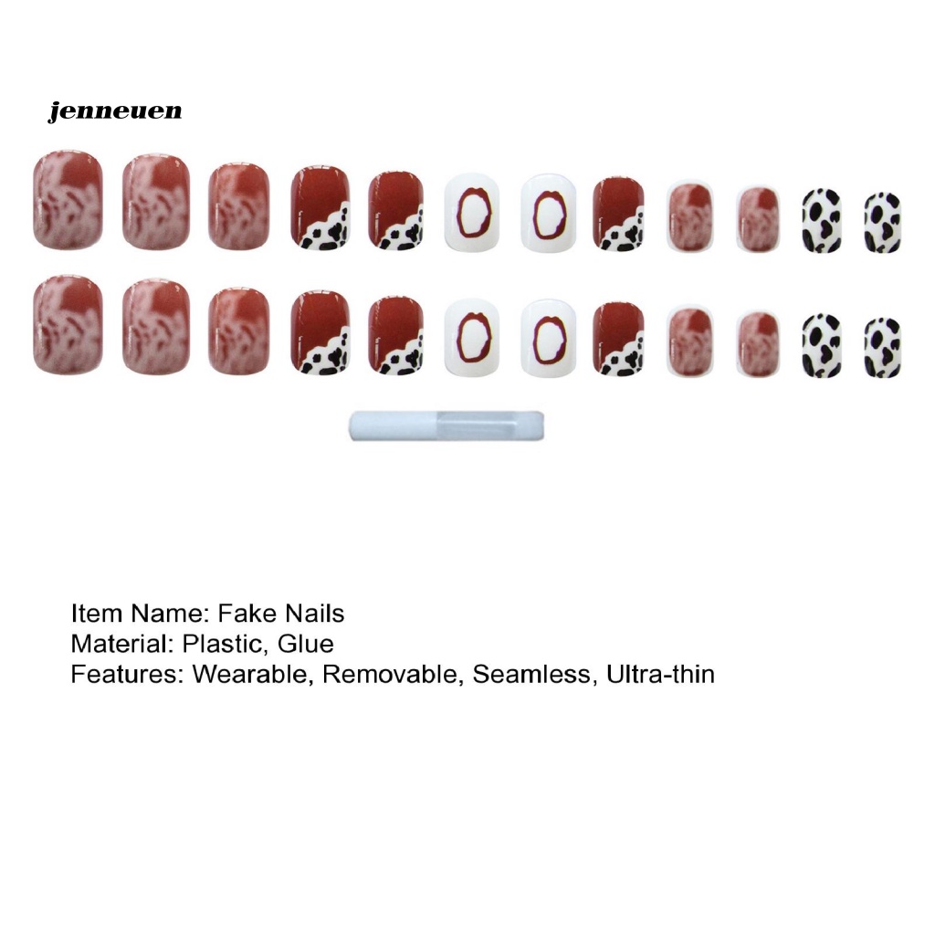 1 Bộ Miếng Dán Móng Tay Chống Phai Màu