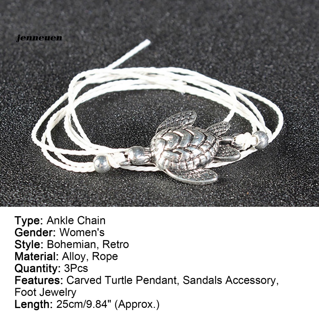 Set 3 Mặt Dây Chuyền JEN JEN Thiết Thực Quyến Rũ Để Làm Trang Sức