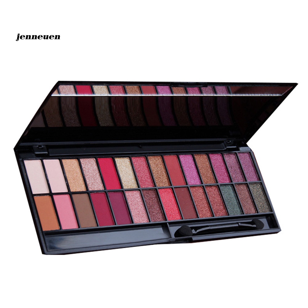 Bảng Phấn Mắt CmaaDu 28 Màu Lì Và Ánh Ngọc Trai Kết Hợp Trang Điểm Lâu Trôi Không Nhòe