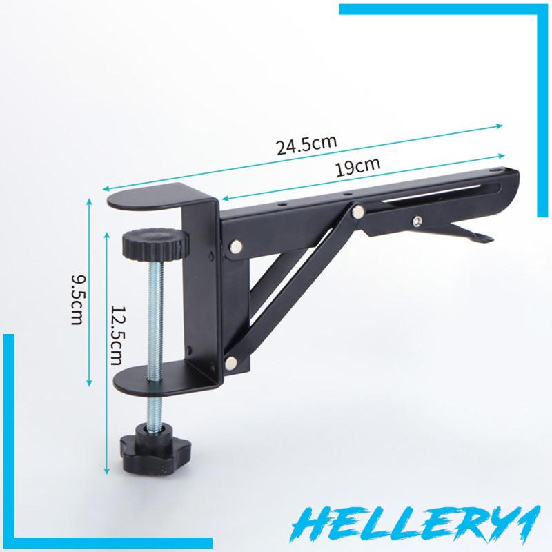 Khay Kẹp Chữ C Bằng Kim Loại Không Đục Lỗ Có Thể Điều Chỉnh Hỗ Trợ Dùng Chuột Và Bàn Phím Máy Tính Tại Nhà /