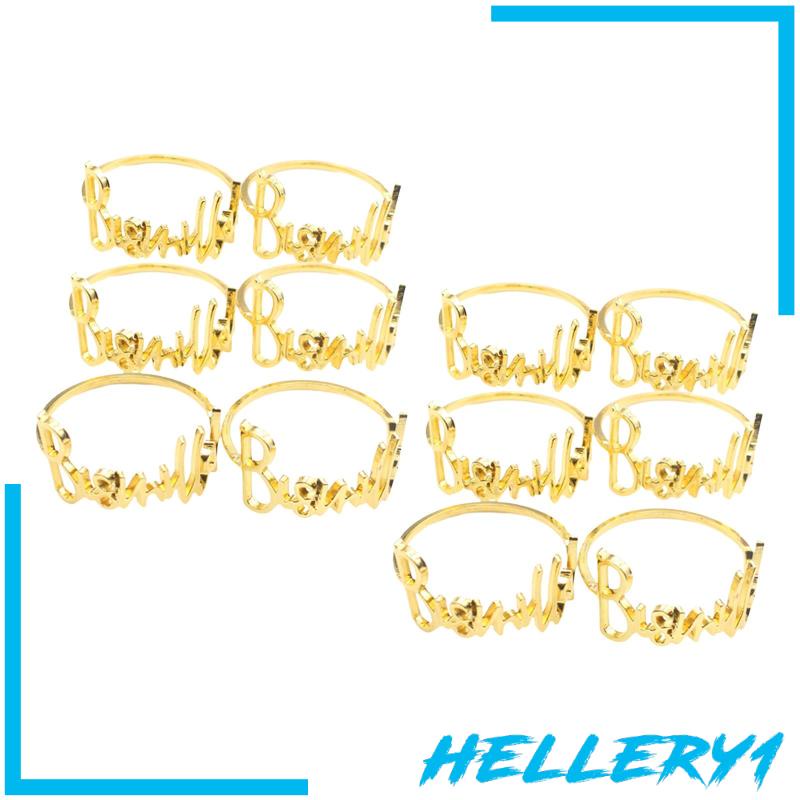 Bộ Vòng Giữ Khăn Ăn Bằng Kim Loại Có Thể Tái Sử Dụng Cho Tiệc Halloween