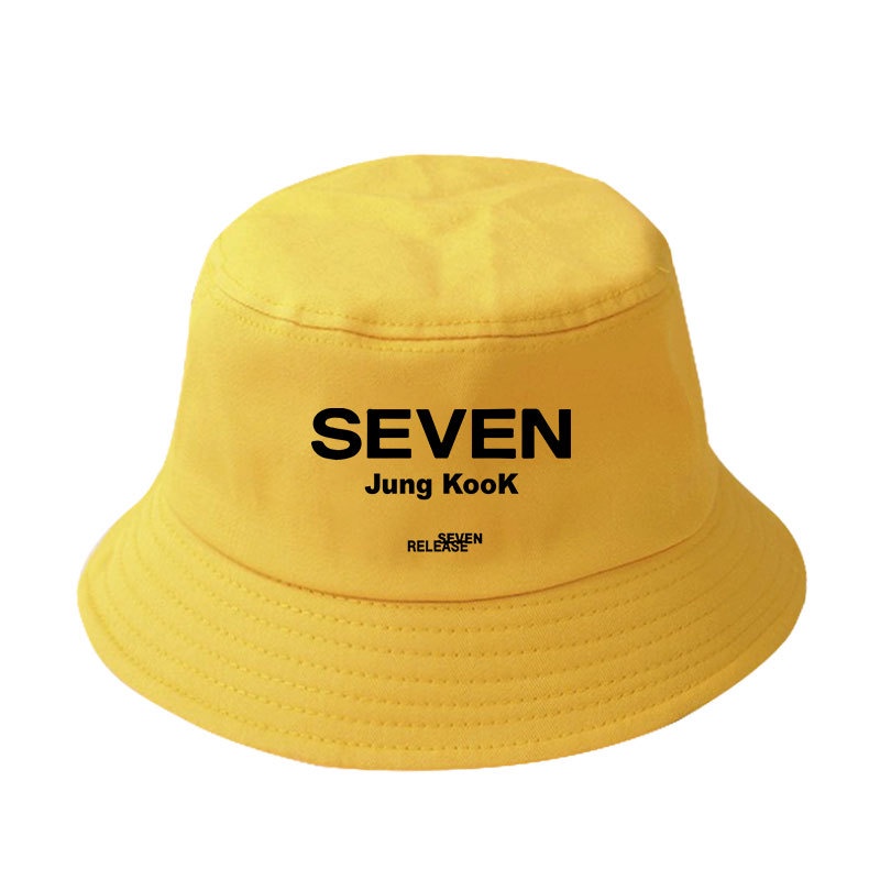 Mũ bucket Che Nắng In logo Nhóm Nhạc bts bangtan boys Jungkook Thời Trang