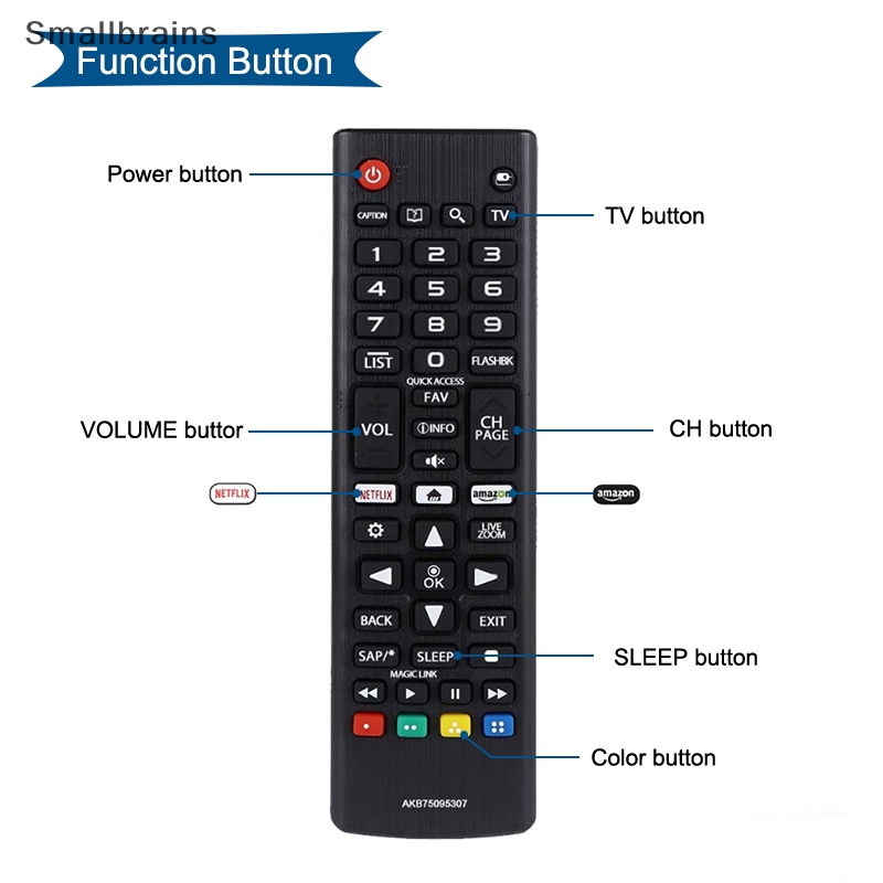 Điều Khiển Từ Xa Thay Thế 433MHz Cho Tv Thông Minh LG AKB75095307 Đồ Chơi Nhân Vật AKB AKB Chất Lượng Cao74915305 Đồ Chơi Nhân Vật AKB AKB Chất Lượng Cao75095308 Đồ Chơi Nhân Vật AKB AKB Chất Lượng Cao74915324 Bộ Điều Khiển Từ Xa Cho TV LCD LED