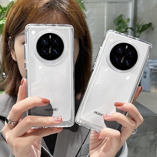 Ốp lưng chống sốc trong suốt sang trọng cho Huawei Mate 50 Pro Mate40 Pro Mate 60 Pro Ốp lưng TPU trong suốt Vỏ Acrylic cứng