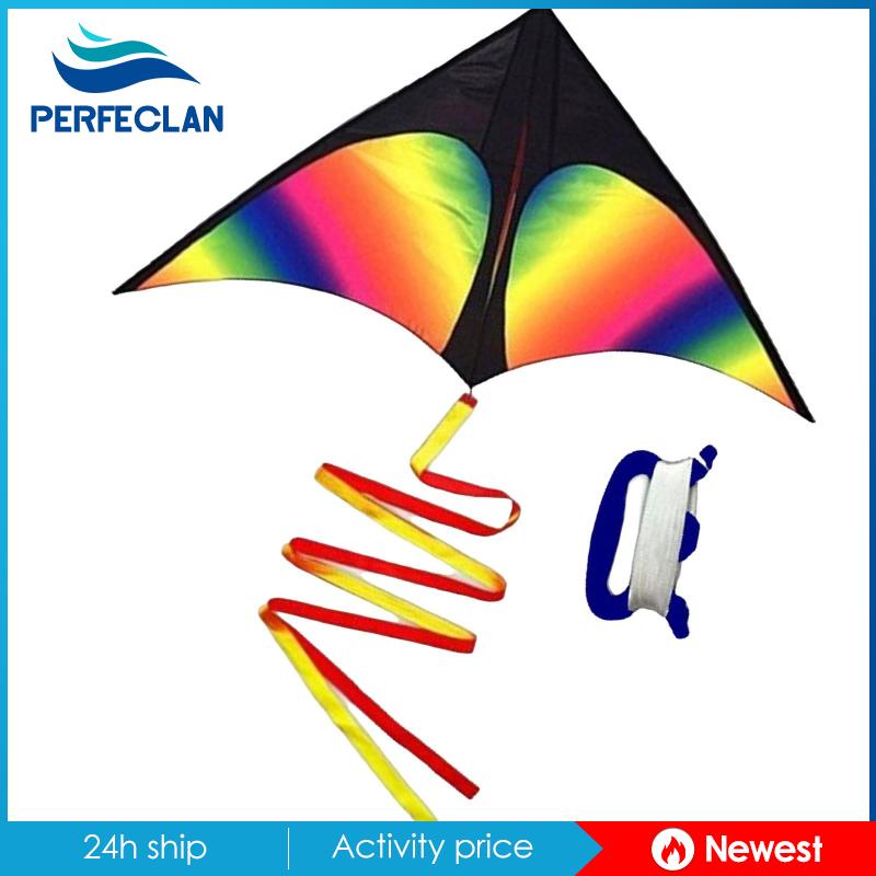 Diều Tam Giác Khổng Lồ Kèm Dây Đuôi Cho Người Lớn