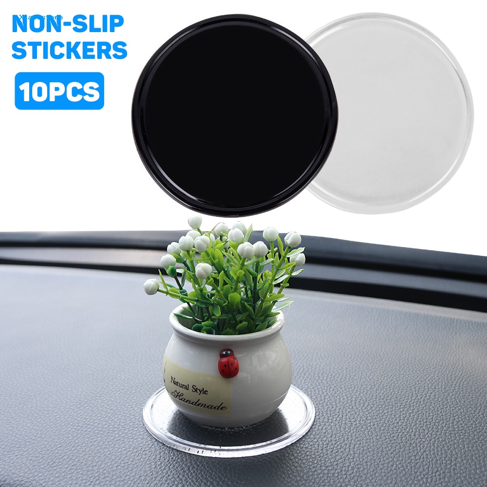 Set 10 Miếng Lót Giá Đỡ Điện Thoại / Trang Sức Chống Trượt Hình Tròn