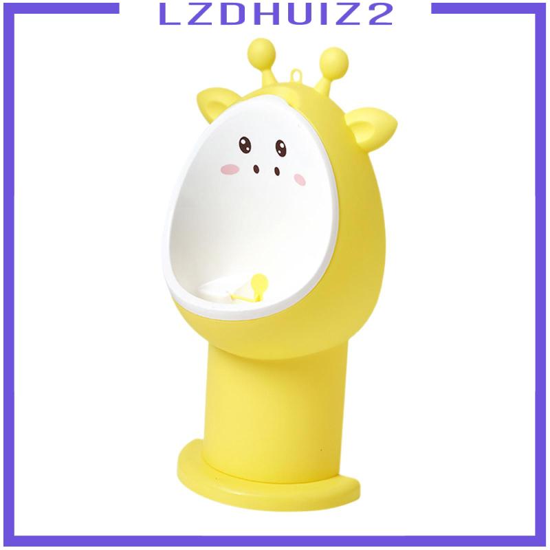 Bô Đi Tiểu Đứng Gắn Tường Họa Tiết Hoạt Hình Dễ Thương Có Thể Điều Chỉnh Chiều Cao Cho Bé