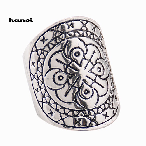 Set 4 Nhẫn Mạ Bạc Phong Cách Bohemian Cổ Điển Dành Cho Nữ