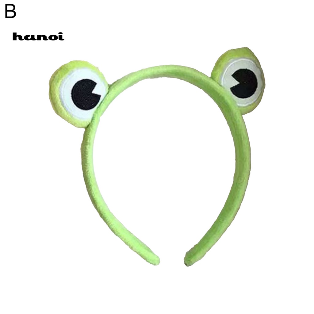 Set 2 Kẹp Tóc Co Giãn Hình Chú Ếch Vui Nhộn Cho Nữ