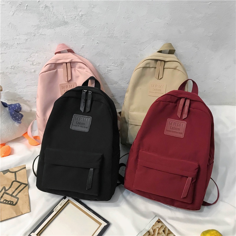 Ba Lô Đi Học nylon Sức Chứa Lớn Phong Cách Hàn Quốc Cho Nam Và Nữ Sinh Trung Học Ngoài Trời