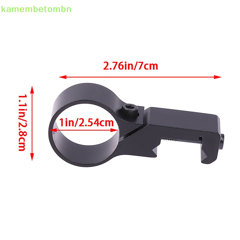 1 Thanh Ray Trượt 90 Độ 1 "20mm 7 / 8" Siêu Nhẹ Cho Đèn Pin