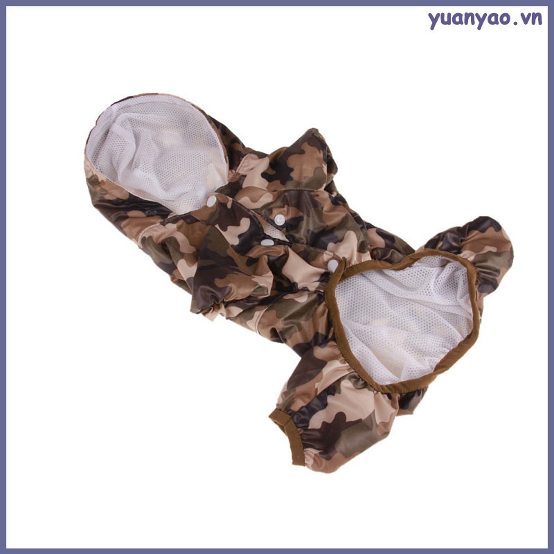 Áo Mưa Có Mũ MàU Dạ Quang Dễ Thương Cho Thú Cưng