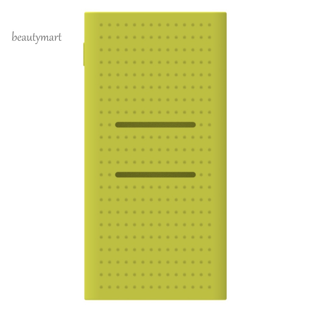 Vỏ Bọc Pin Sạc Dự Phòng beautymartm1 Bằng Silicon Siêu Mỏng Chống Bám Bẩn Cho Xiaomi 20000mAh
