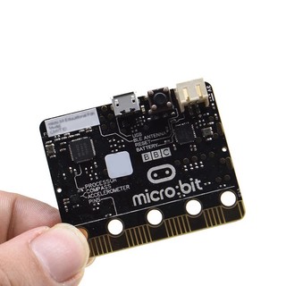 1set bbc micro-bit v2.2 ble5.0 development board graphical- programmable python- nordic- nrf52833 processor for kids pc + metal development board