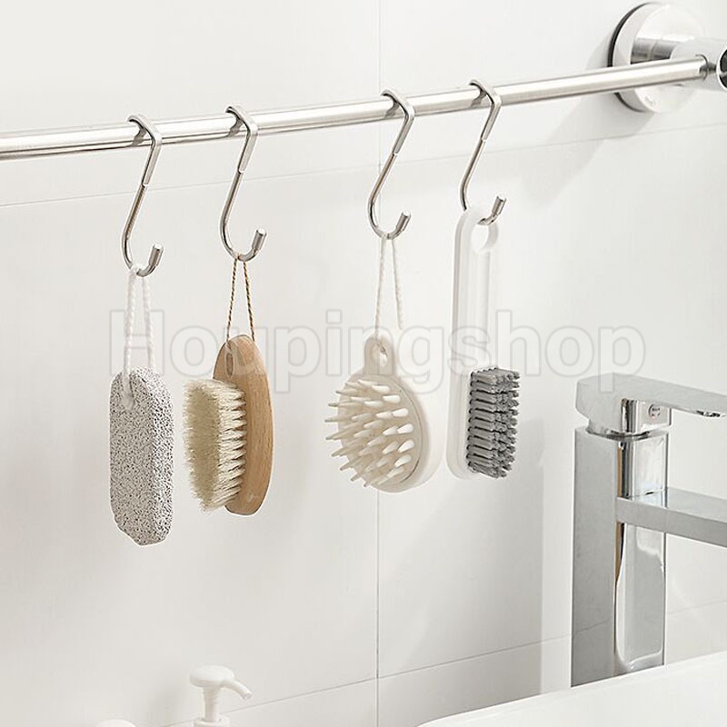 Móc Treo Đồ Hình Chữ S Bằng Thép Không Gỉ 304 Chất Lượng Cao