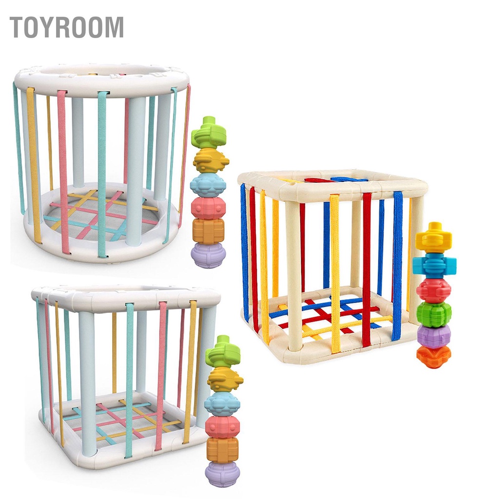 Có thể bán buôn Đồ chơi Montessori cảm giác cho bé Nhận biết màu sắc và hình dạng đào tạo kỹ năng vận động trẻ mới đi ToyRoom Hàng giao ngay