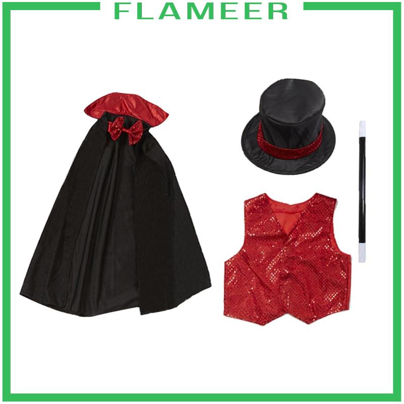 Bộ Áo Choàng Và Nón Ảo Thuật Gia Cho Tiệc Giáng Sinh