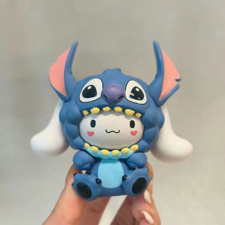 Mô Hình Nhân Vật Kuromi Cinnamon Box Sanrio Để Bàn Trang Trí