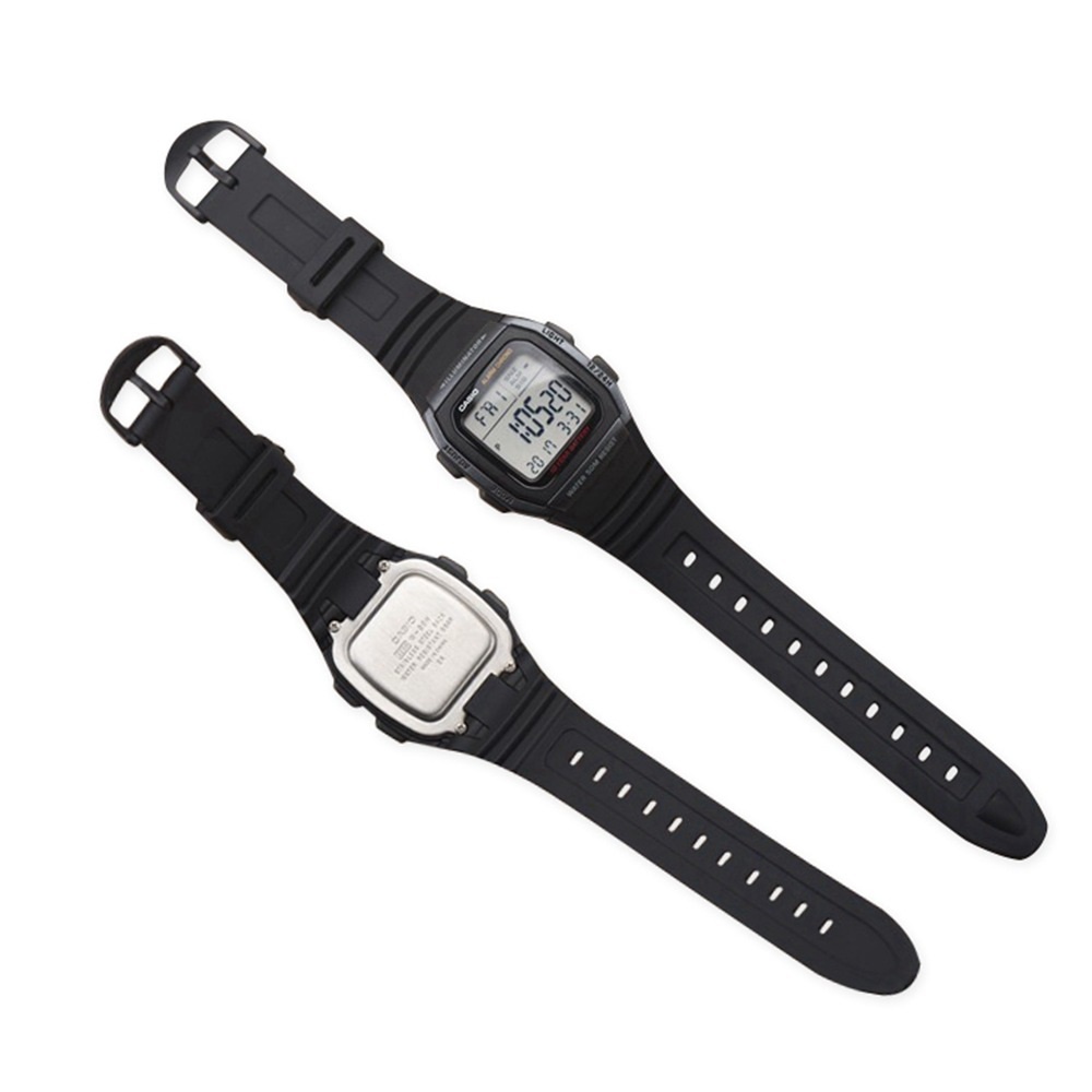 Dây Đeo Thay Thế Cho Đồng Hồ Casio W96H Resin 10194983 Vừa Vặn W96 W-96H 577EA1