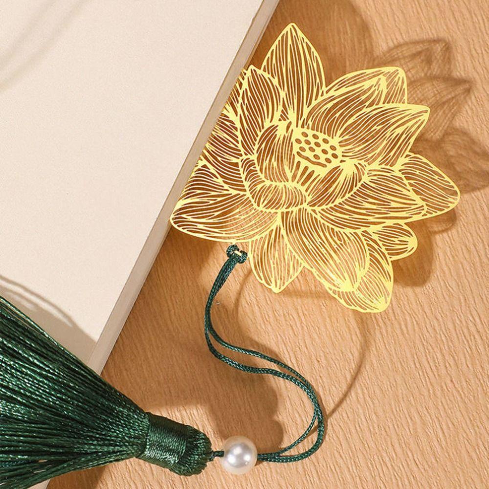Lloyd Bookmark Kim Loại Hình Lá Phong Tua Rua Lá Phong Rỗng Phong Cách Trung Hoa Làm Quà Tặng Ngày Nhà Giáo