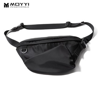MOYYI  Túi Đeo Chéo Ngực / Thắt Lưng Thể Thao Bằng Vải Oxford Chống Nước Sức Chứa Lớn Có Khóa Kéo Chống Trộm Cho Nam