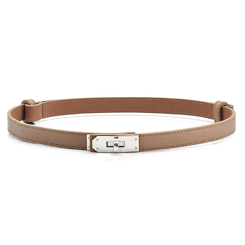 Ivy ladies alloy buckle belt thắt lưng thắt lưng mỏng cho dress jeans có thể điều chỉnh
