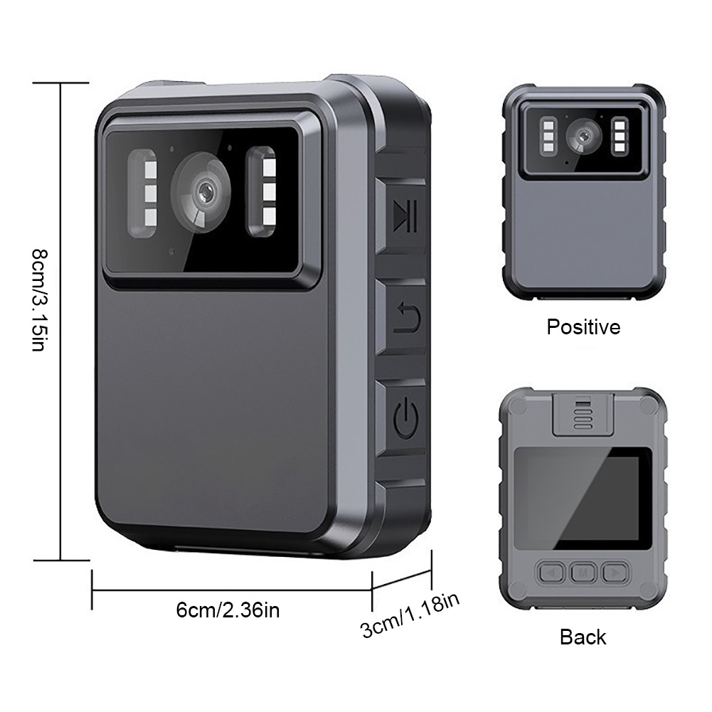 Máy Quay An Ninh 4K DVR Hồng Ngoại Mini Tích Hợp Mic Thu Âm 10 Tiếng