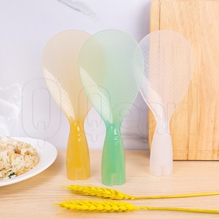 Muỗng xới cơm / xới cơm điện / thìa xới cơm dạng dọc 3 màu dày dặn không dính dành cho nhà bếp / nhà bếp