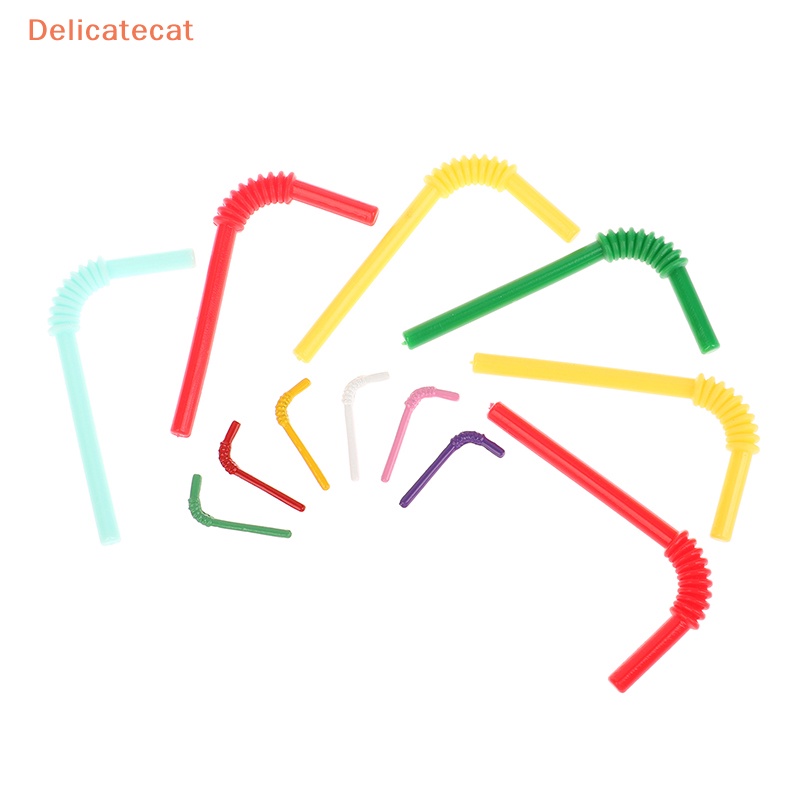 Set 6 Ống Hút Mini 1: 12 1: 6 Dành Cho Nhà Búp Bê