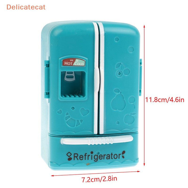 Tủ Lạnh Đôi Mini Trang Trí Nhà Búp Bê Tỉ Lệ 1: 12