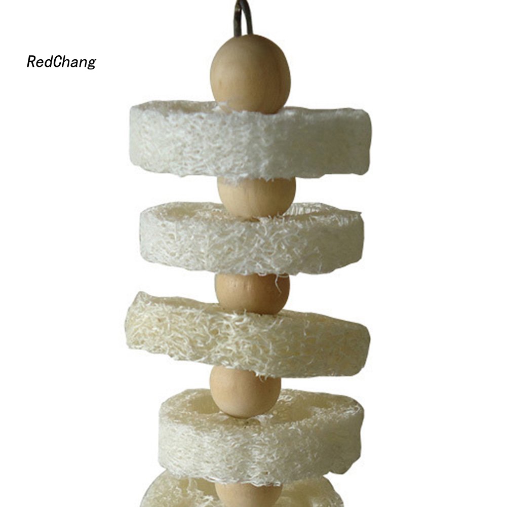 Đồ Chơi Bằng Gỗ Có Chuông Cho Vẹt Cưng