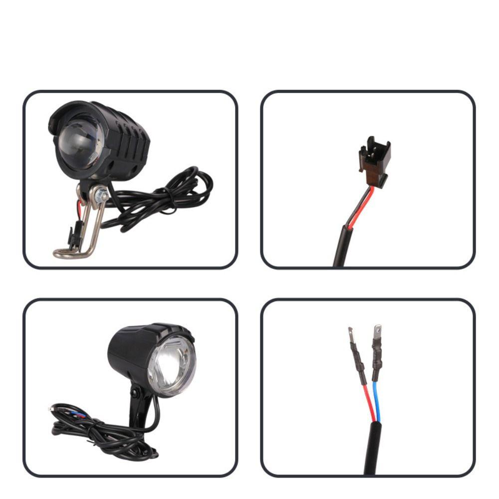 Đèn Pha LED 150LUX 6V IPX6 Bằng Kim Loại Chống Nước Cho Xe Đạp Leo Núi