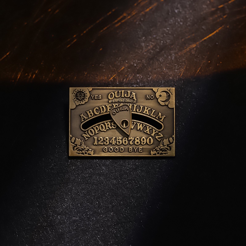 Ghim Cài Áo Hình Bảng Ouija Phong Cách Punk Halloween