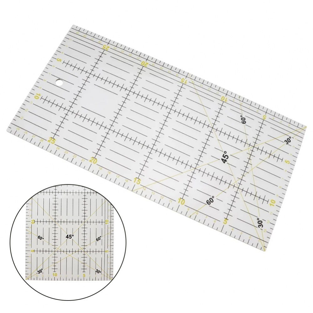 1 Thước Đo Lường acrylic 30 * 15cm