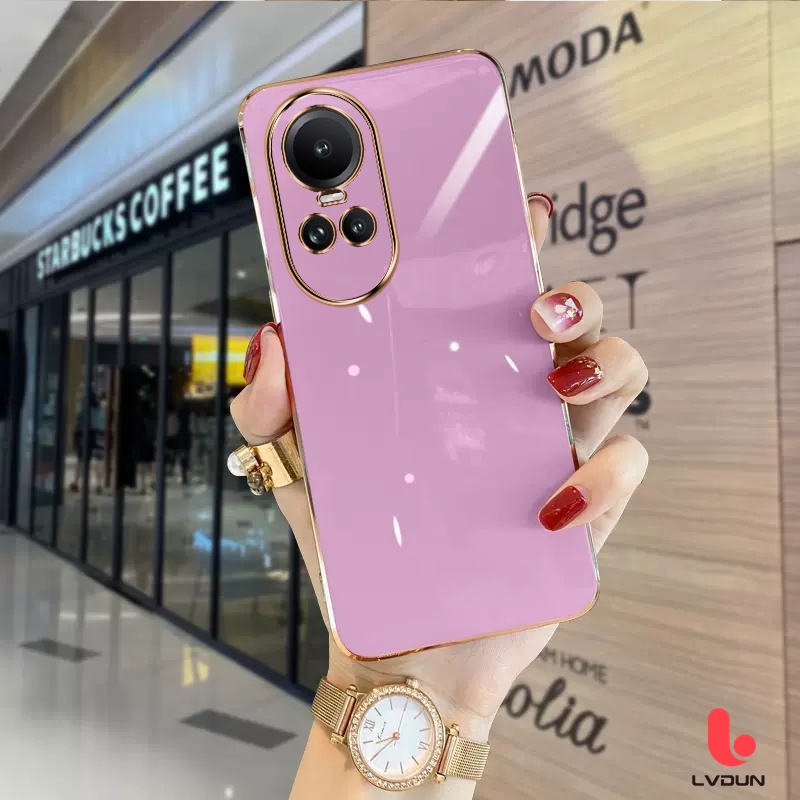 Ốp Điện Thoại Cho OPPO Reno10 5G Reno 10Pro 5G Bảo vệ tay áo mềm tay áo mạ OPPO Reno 10 5G Reno 10Pro 5G 2B-ZB