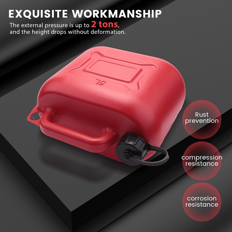 Bình Chứa Nhiên Liệu 5l Bằng Nhựa Chống Tĩnh Điện Cho Xe Hơi