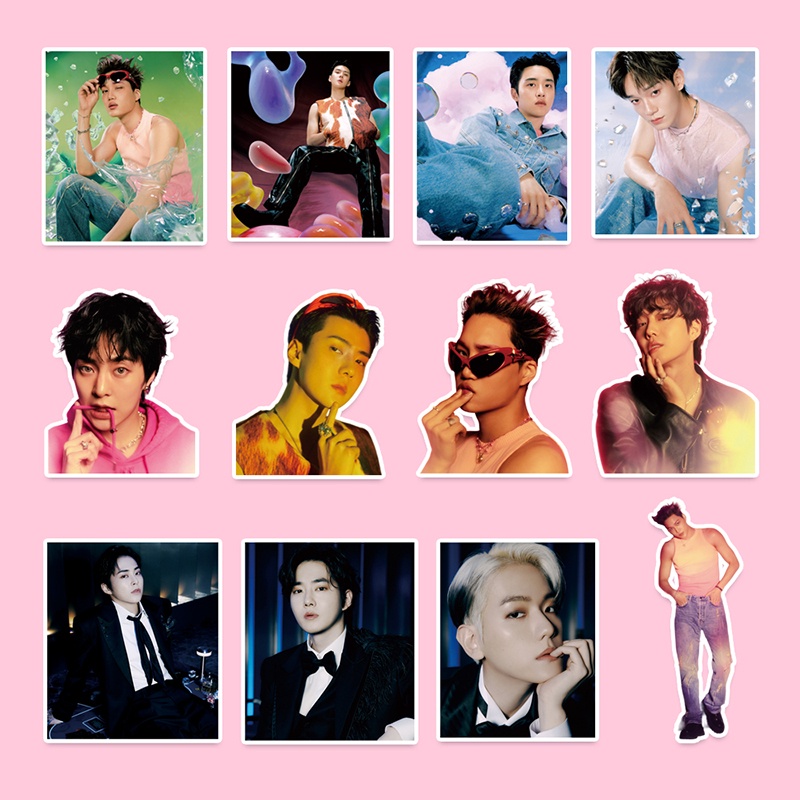 Set 100 Sticker EXO Trang Trí Đa Dụng Chất Lượng Cao