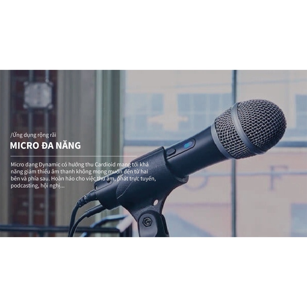 Microphone Audio-technica ATR2100X USB - Hàng Chính Hãng